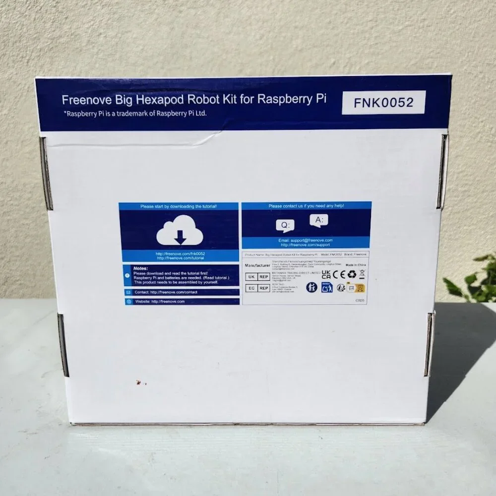 NEW Freenove Hexapod Robot Kit for Robotics Rasberry Pi 5 4 B 3 B+ Zero 2